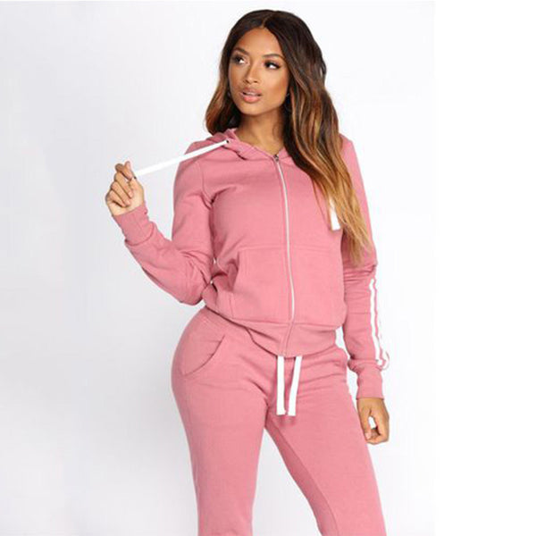 Letter Printing Casual Sweat Suits