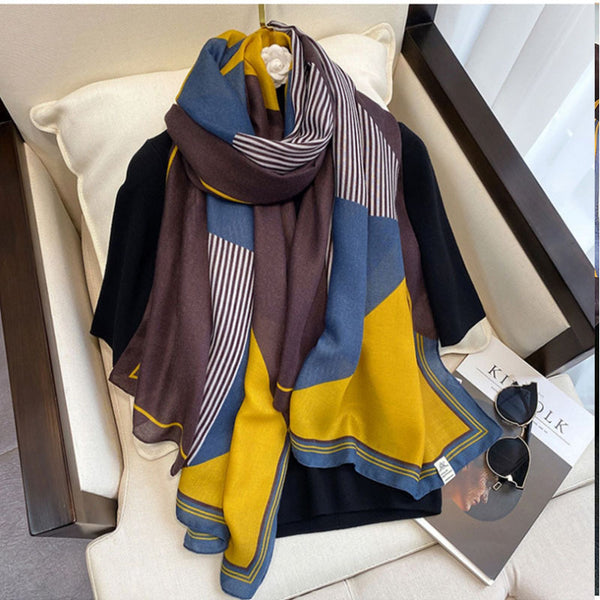 Fashionable Casual Women's Silk Scarves