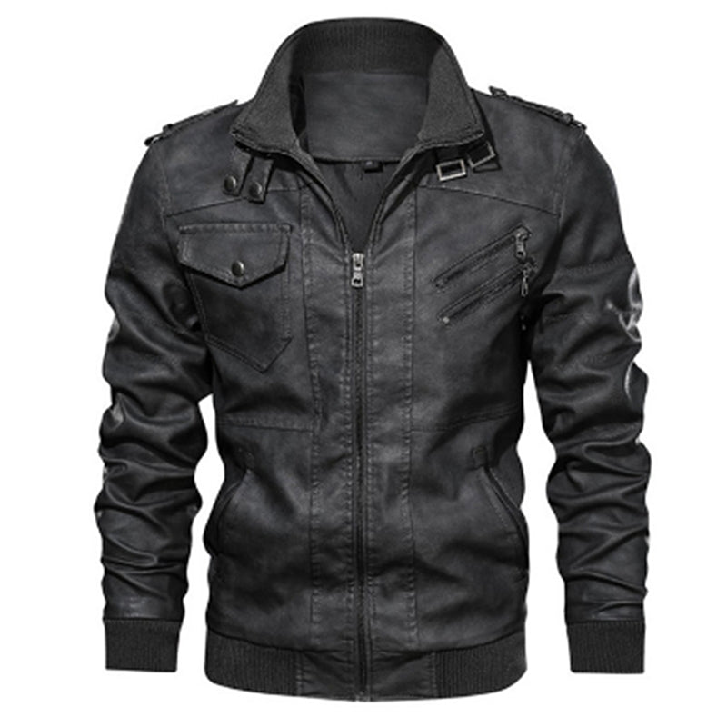 Men's Leather Casual PU Jacket