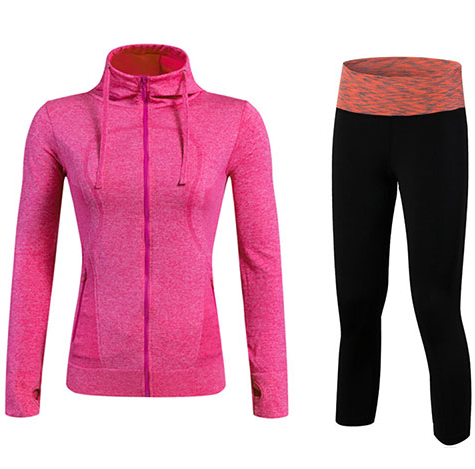 Compression Fitness Tights Sweatshirt For Women