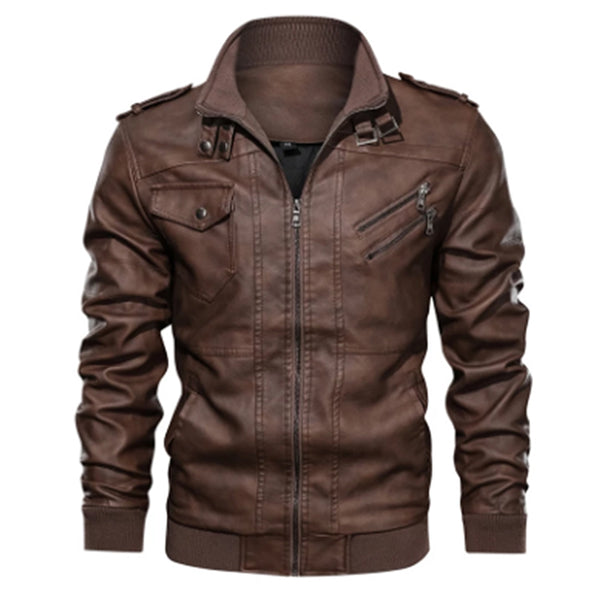 Men's Leather Casual PU Jacket